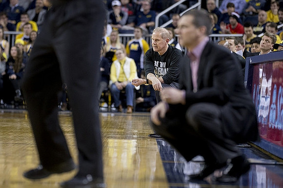 John Beilein and Maryland Head Coach Mark Turgeon
