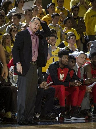 Maryland Head Coach Mark Turgeon