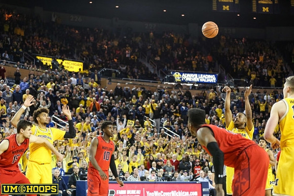 Isaiah Livers (4), Muhammad-Ali Abdur-Rahkman (12), and Moritz Wagner (13)