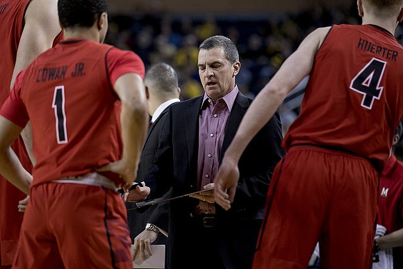 Maryland Head Coach Mark Turgeon