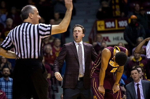 Minnesota Head Coach Richard Pitino