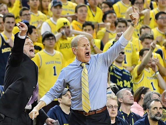 John Beilein and Luke Yaklich