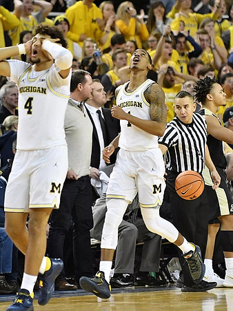 Isaiah Livers (4) and Charles Matthews (1)