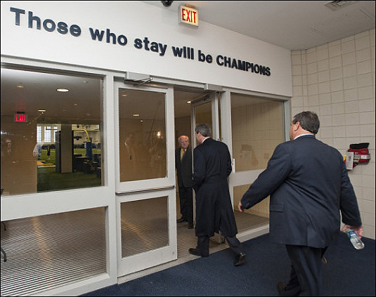 David Brandon and Brady Hoke