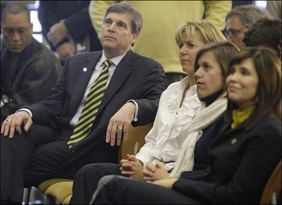 David Brandon, Laura Hoke, Kelly Hoke, and Jan Brandon