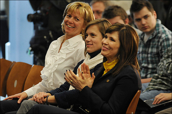 Laura Hoke, Kelly Hoke, and Jan Brandon