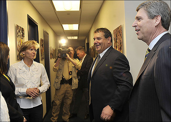 Jan Brandon, Laura Hoke, and David Brandon