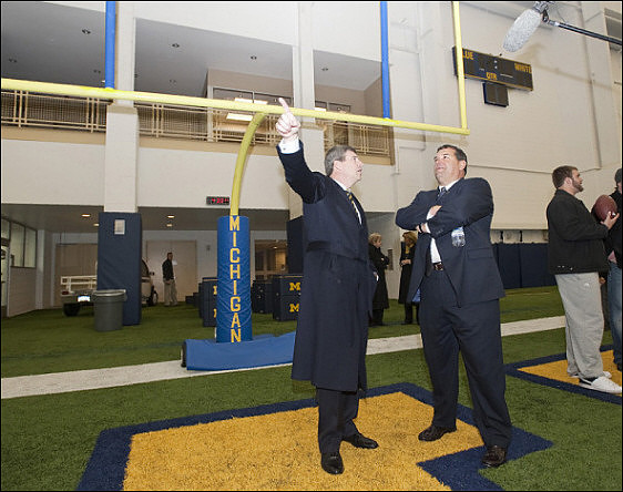 David Brandon and Brady Hoke
