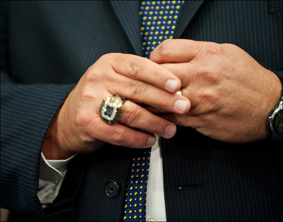 Brady Hoke's 1997 Michigan National Championship Ring
