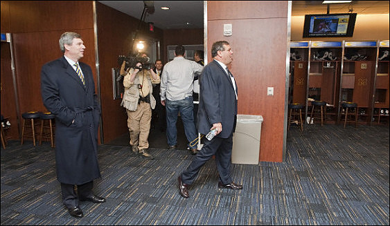 David Brandon and Brady Hoke