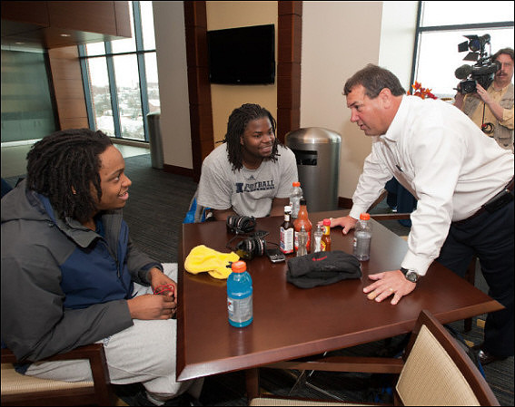 Brady Hoke and Current Players