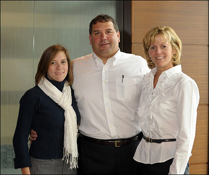 Kelly, Brady, and Laura Hoke