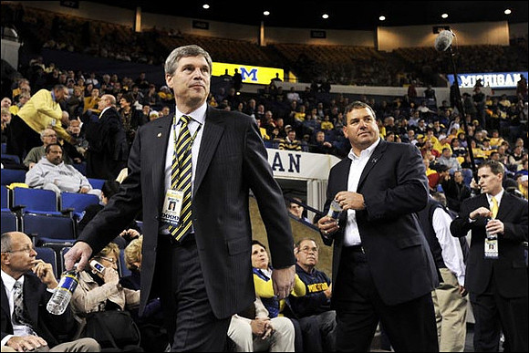 David Brandon and Brady Hoke