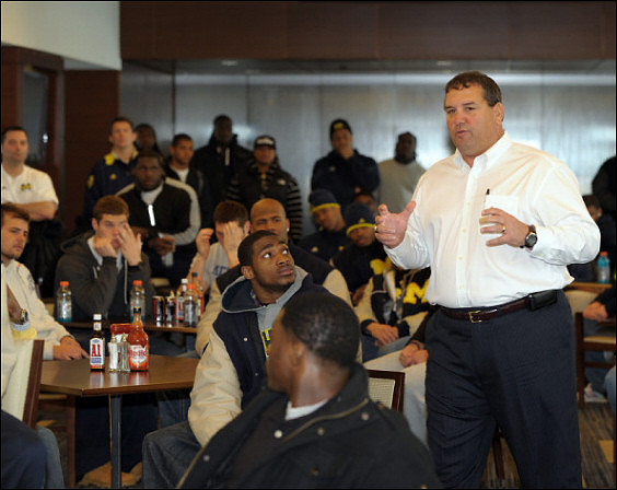 Brady Hoke and Current Players
