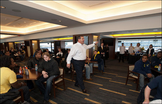 Brady Hoke and Current Players