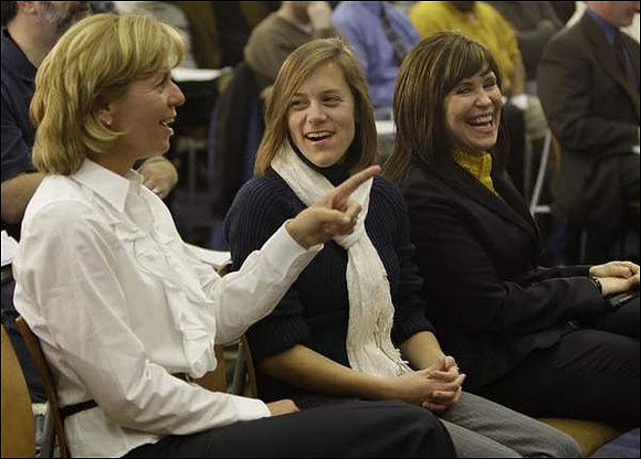Laura Hoke, Kelly Hoke, and Jan Brandon