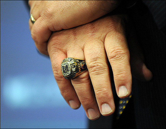 Brady Hoke's 1997 Michigan National Championship Ring
