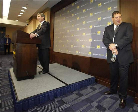 David Brandon and Brady Hoke