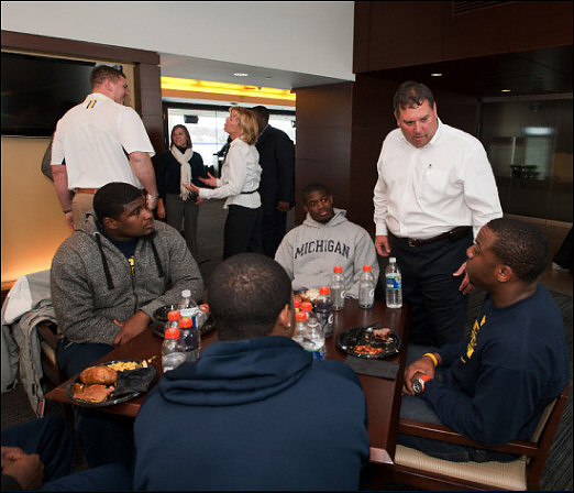 Brady Hoke and Current Players