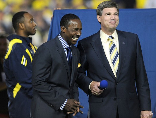 Desmond Howard and David Brandon