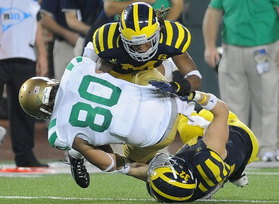 J.T. Floyd (8) and Jordan Kovacs (32)