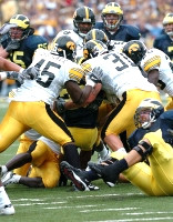 Michael Hart (20) and Leo Henige (65)