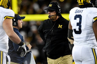 Jim Harbaugh and Rashan Gary (3)