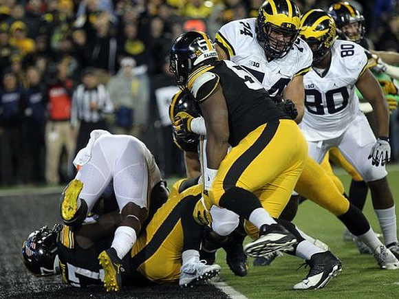 De'Veon Smith (4), Ben Bredeson (74), and Khalid Hill (80)