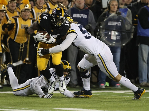 Brandon Watson (28) and Noah Furbush (59)