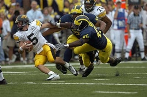 David Harris (45) and LaMarr Woodley (56)
