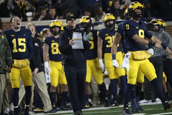 Jim Harbaugh and Michigan Team