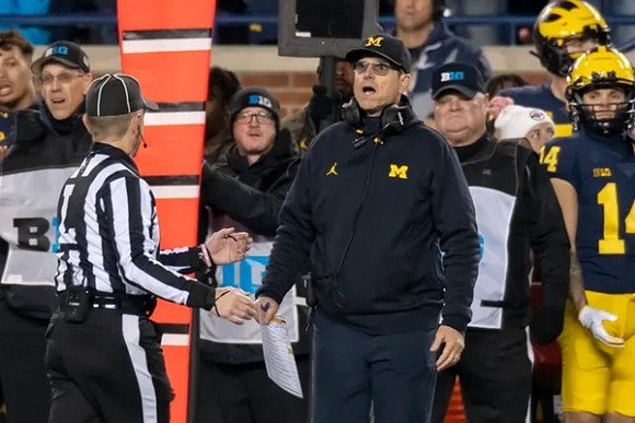 Jim Harbaugh and Roman Wilson (14)