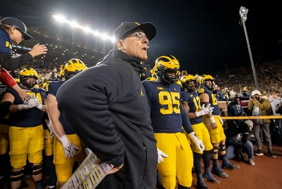 Jim Harbaugh and Michigan Team
