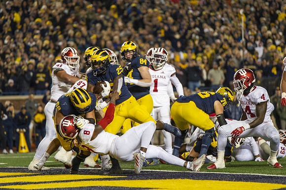 Andrew Vastardis (68), Hassan Haskins (25), Joel Honigford (84), and Ryan Hayes (76)
