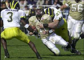 Marlin Jackson (3) and Shawn Lazarus (97)