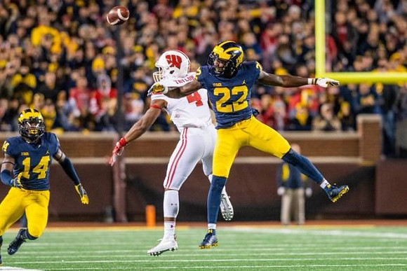 Josh Metellus (14) and David Long (22)