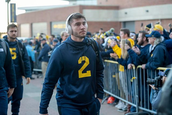 Jared Wangler (5) and Shea Patterson (2)
