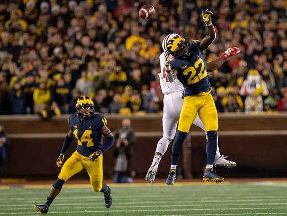 Josh Metellus (14) and David Long (22)