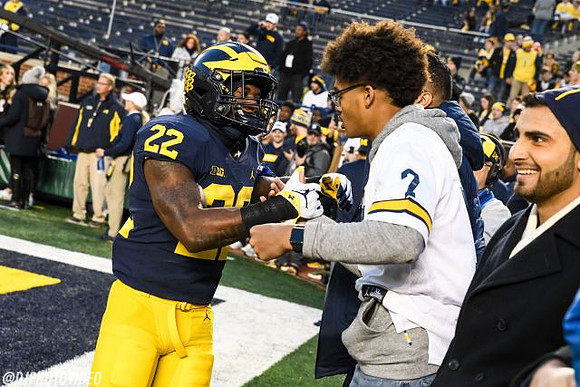 Karan Higdon (22)