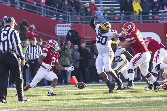 Michael Dwumfour (50) and David Long (22)