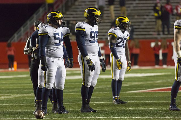 Carl Myers (54), Donovan Jeter (95), and Brad Hawkins (20)