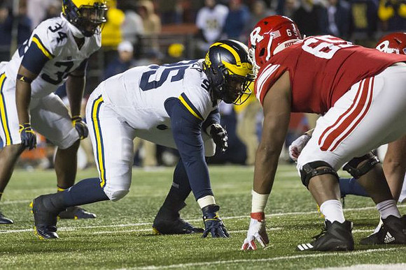 Jordan Anthony (34) and Donovan Jeter (95)