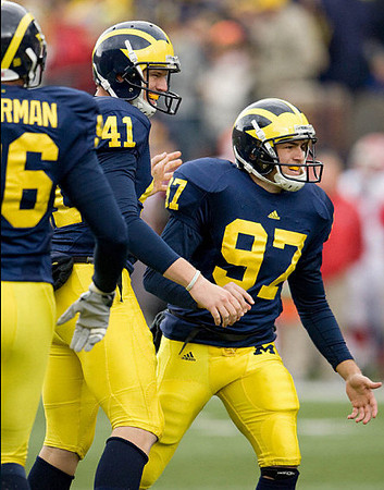 Mike Therman (96), Zoltan Mesko (41), and Scott Schrimscher (97)