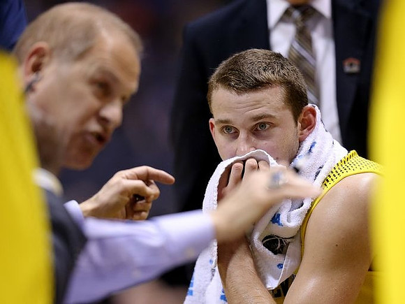 John Beilein and Nik Stauskas (11)