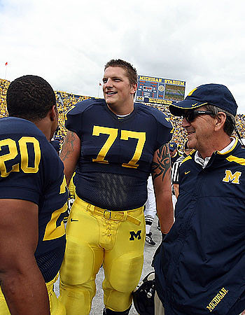 Michael Hart, Jake Long and Lloyd Carr