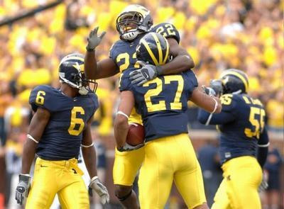 Jamar Adams, Brandon Harrison, Brandon Graham, and Donovan Warren