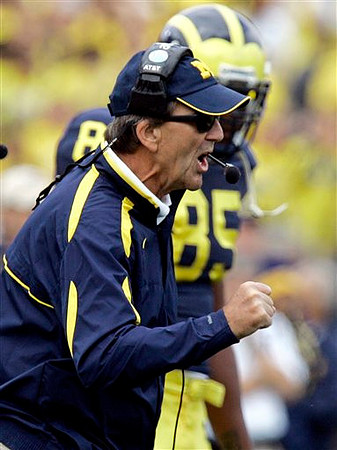 Lloyd Carr and Carson Butler