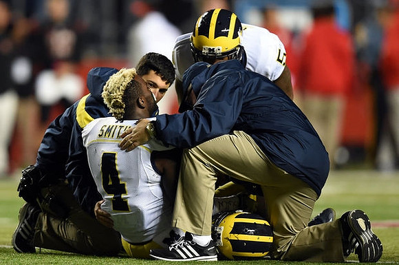 De'Veon Smith (4) and Justice Hayes (5)