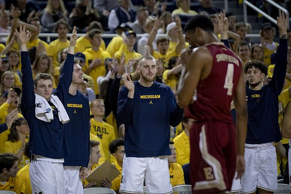 Luke Wilson (32), Jaron Faulds (44), Austin Davis (51), and Brandon Johns Jr. (23)