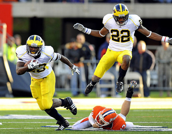 Carlos Brown (23) and Darryl Stonum (22)